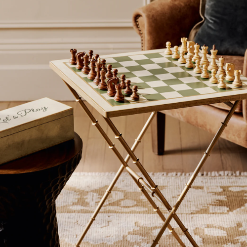 Capablanca Games Table: Green & Natural