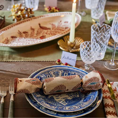 Ocellus Napkin Crackers (Set of Four): Multi