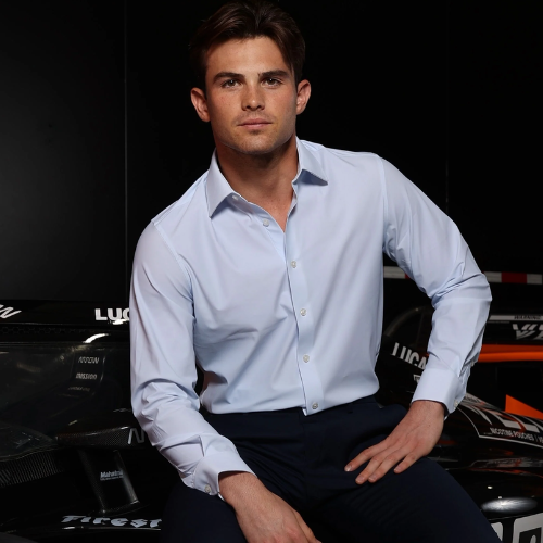 Apex Performance Dress Shirt: Glacier Blue