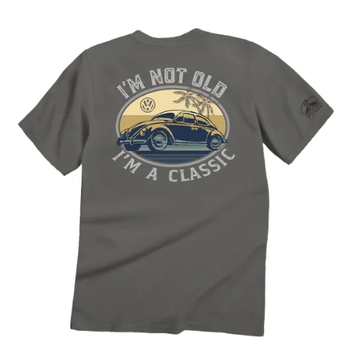 Volkswagen Not Old Classic Crater Dyed® Crewneck T-Shirt